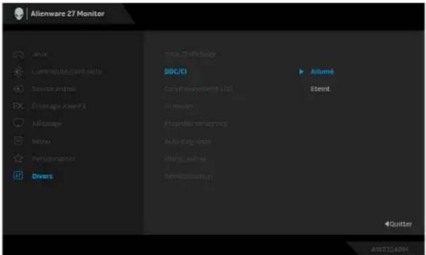 ALIENWARE AW2724DM - DDC/CI - 1