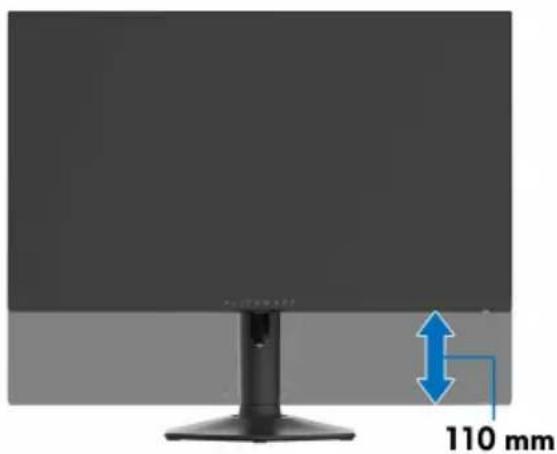 ALIENWARE AW2724DM - Réglage de la hauteur - 2