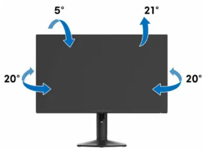 ALIENWARE AW2724DM - Réglage d'inclinaison et de pivotement - 1