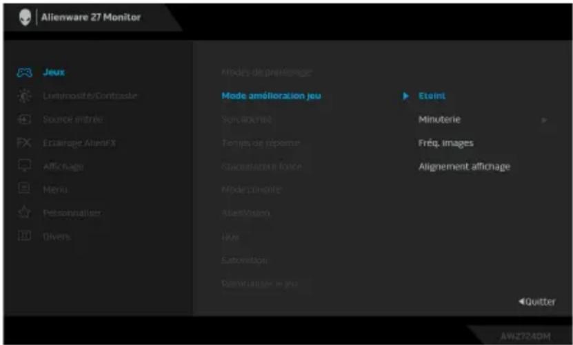 ALIENWARE AW2724DM - Mode amélioration jeu - 1