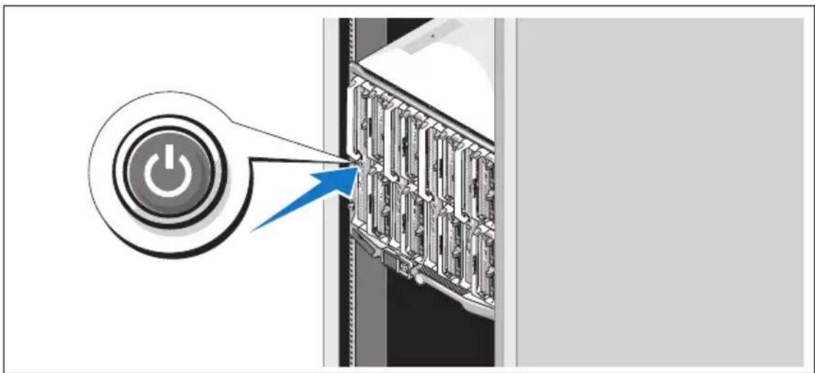 DELL PowerEdge M905 - Włączanie serwerów typu blade - 1