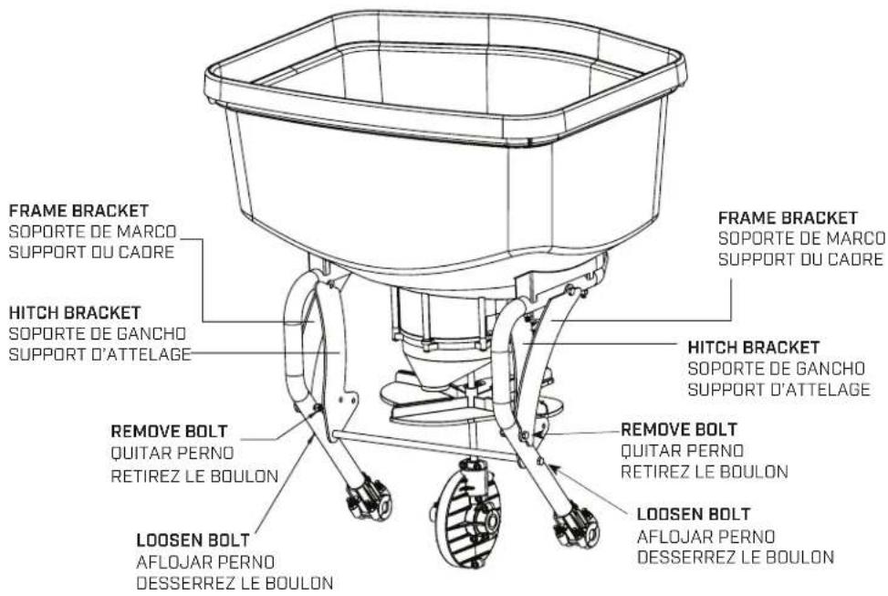 Chapin 8620B - FRAME AND HITCH BRACKET COMMPONENTS - 1