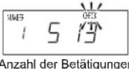 SHARP YBS4202AE - RÜCKSTELLEN DER ZÄHLER - 4