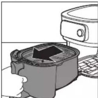 PHILIPS Airfryer XXL Connected HD9875 - Iznemamās sieta apakšdaļas - 1