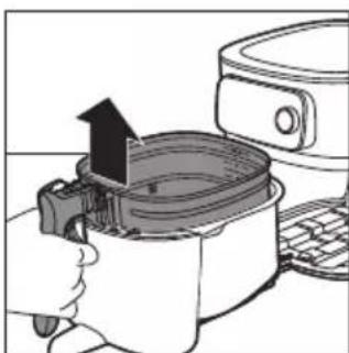 PHILIPS Airfryer XXL Connected HD9875 - De mand met uitneembare gaasbodem plaatsen - 2