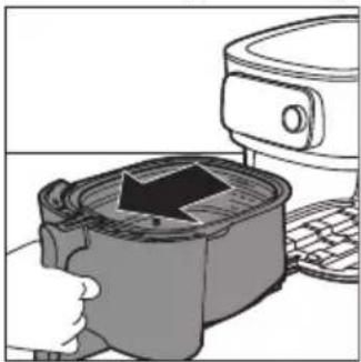PHILIPS Airfryer XXL Connected HD9875 - Vendosja e rrjetës së heqshme fundore - 1