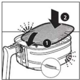Diagram illustrating piston-cylinder joint with labeled parts and motion arrows, showing fluid flow or vibration.