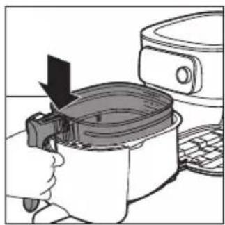 PHILIPS Airfryer XXL Connected HD9875 - Colocación de la parte inferior de malla extraíble - 4