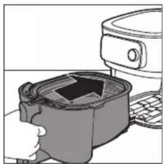 PHILIPS Airfryer XXL Connected HD9875 - Colocación de la parte inferior de malla extraíble - 5