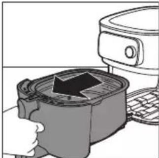 PHILIPS Airfryer XXL Connected HD9875 - Sådan anbringes den aftagelige trådnetbund - 1