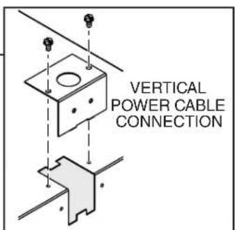 VERTICAL POWER CABLE CONNECTION