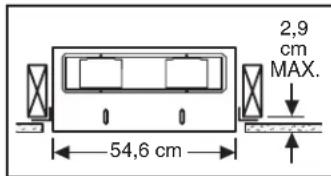 2,9 cm MAX. 54,6 cm