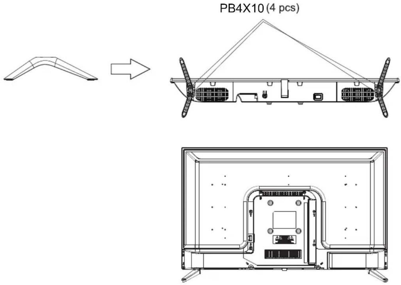 AYA A32HD0222B - Assemblage du support - 1