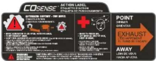Generac GP18000EFI - Replacement Hazard Labels - 3