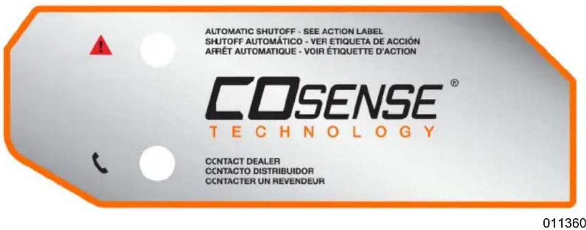 Generac GP18000EFI - Système de détection de monoxyde de carbone (CO) et de mise à l'arrêt (sur certains modèles) - 2