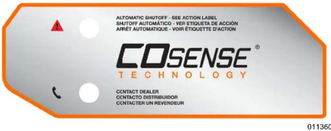 Generac GP18000EFI - Sistema de detección y corte de monóxido de carbono (si está equipado) - 2