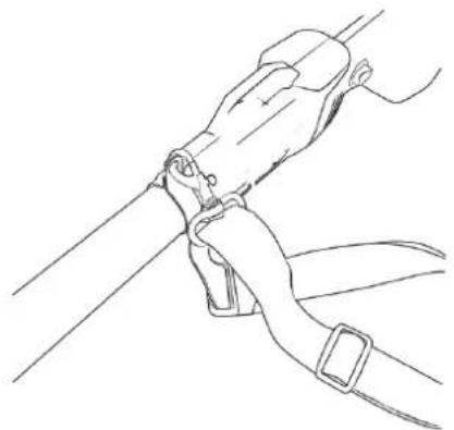 Scotts LPHT12122S - ATTACHING THE SHOULDER STRAP - 1
