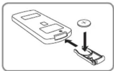 AudioAffairs TVS 264 - Batterie der Fernbedienung einlegen/wechseln - 3