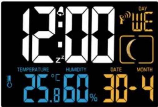 TECHNOLINE WT 537 - LCD-display: - 2