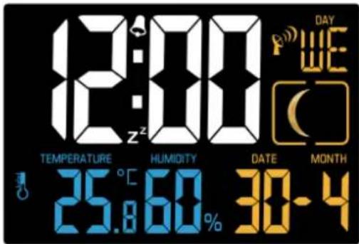 TECHNOLINE WT 537 - LCD Display: - 2