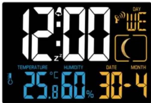 TECHNOLINE WT 537 - Displej LCD: - 2