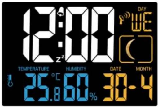 TECHNOLINE WT 537 - Wyświetlacz LCD: - 2