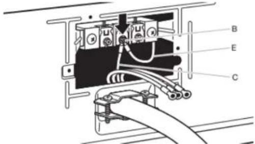 WHIRLPOOL WTW8127LC - Connect neutral bond wire and neutral wire - 1