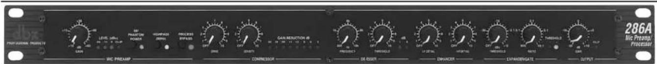 DBX 286A - OPERATING CONTROLS - 1