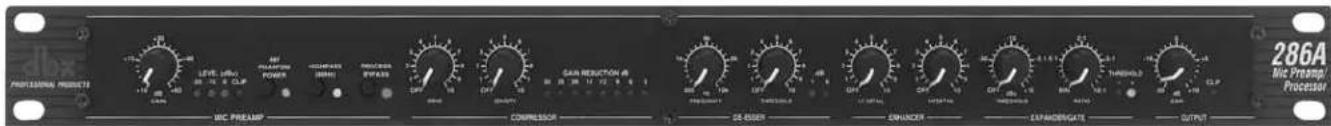 DBX 286A - CONTENIDO DEL MANUAL - 1