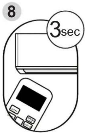 MIDEA MP10STWBA2RCM - Réglage des fonctions TIMER ON et TIMER OFF en même temps - 2