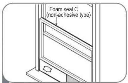 MIDEA MP10STWBA2RCM - Type 1: Hung Window Installation - 3