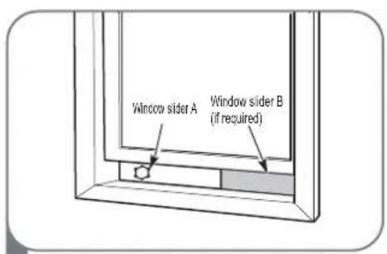 MIDEA MP10STWBA2RCM - Type 1: Hung Window Installation - 2