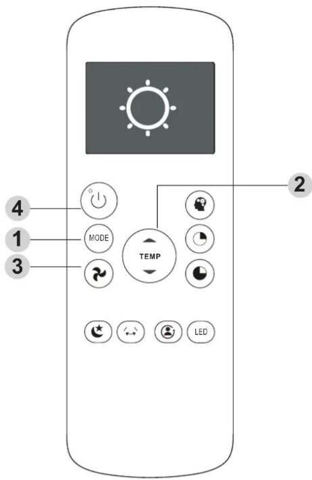 MIDEA MP10STWBA2RCM - Utilisation des fonctions de base - 1