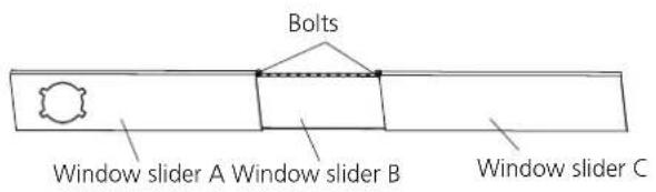 MIDEA MP10STWBA2RCM - Step 3: Preparing the Adjustable Window Slider - 1