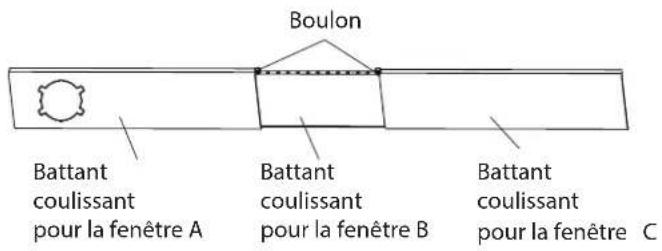 MIDEA MP10STWBA2RCM - Étape 3 : préparation du battant de fenêtre ajustable - 1
