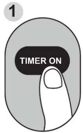 MIDEA MP05SRWBA3RCM - Réglage des fonctions TIMER ON et TIMER OFF en même temps - 1