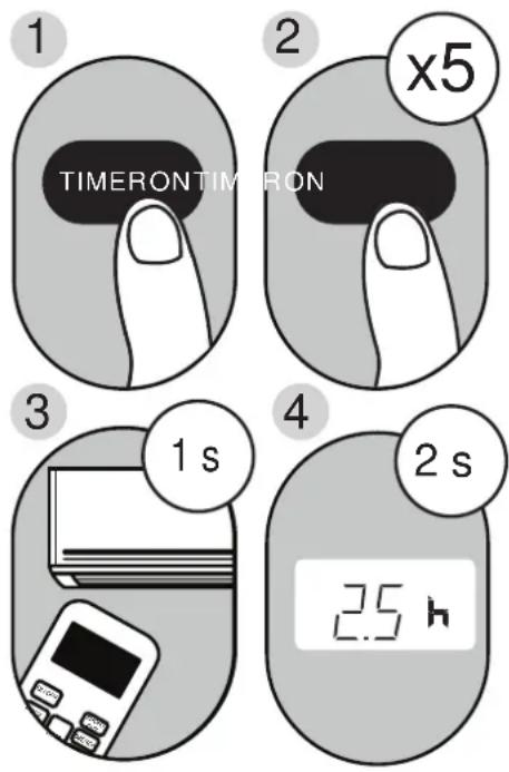 MIDEA MP05SRWBA3RCM - SettingtheTIMERFunction - 1