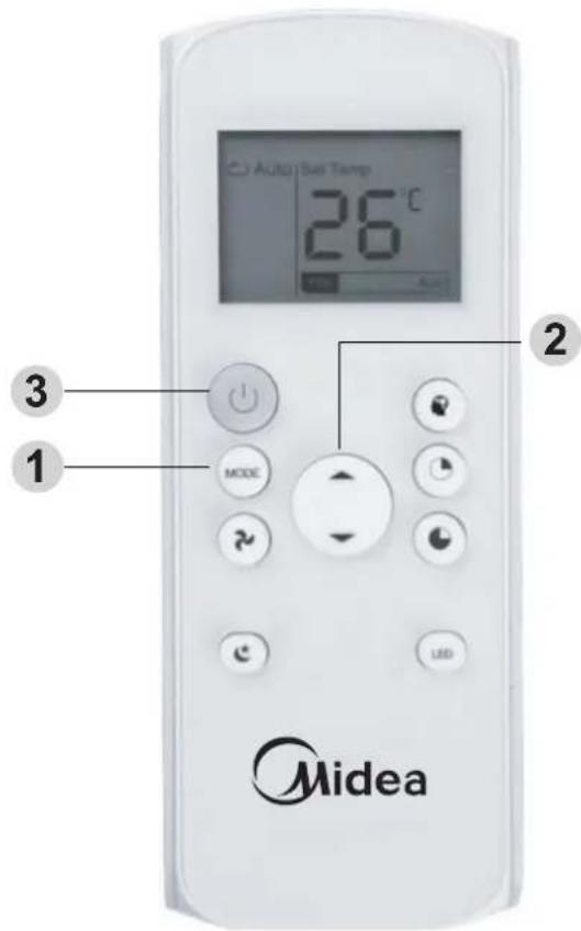 MIDEA MP05SRWBA3RCM - Utilisation des fonctions de base - 1