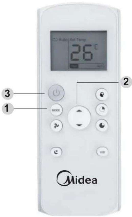 MIDEA MP05SRWBA3RCM - Utilisation des fonctions de base - 1