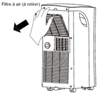 MIDEA MP05SRWBA3RCM - Nettoyage du filtre à air - 1