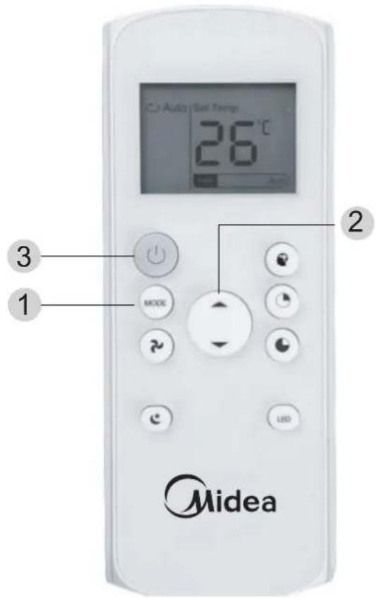 MIDEA MP05SRWBA3RCM - How to Use the Basic Functions - 1