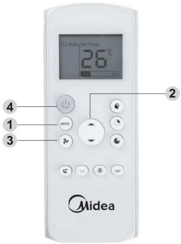 MIDEA MP12DWWBA2RCM - Utilisation des fonctions de base - 1