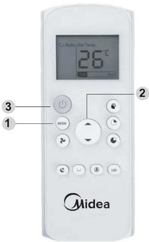 MIDEA MP12DWWBA2RCM - Utilisation des fonctions de base - 1