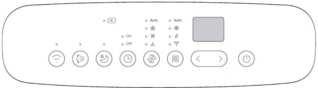 MIDEA MP12DWWBA2RCM - Caractéristiques du panneau de contrôle - 1