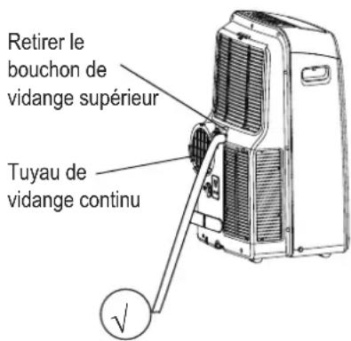 MIDEA MP10SCWBA2RCM - Drainage de l'eau - 1