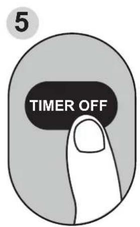 MIDEA MP10SCWBA2RCM - Setting both TIMER ON and TIMER OFF at the same time - 5
