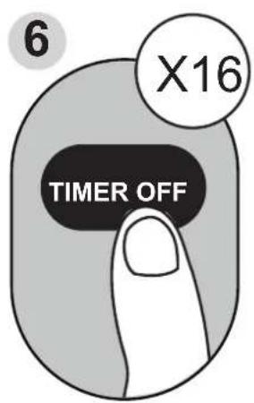 MIDEA MP10SCWBA2RCM - Setting both TIMER ON and TIMER OFF at the same time - 6