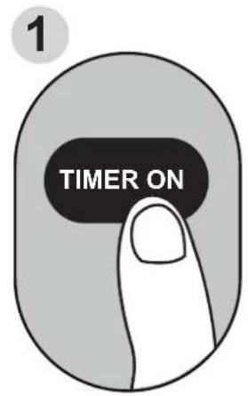 MIDEA MP10SCWBA2RCM - Setting both TIMER ON and TIMER OFF at the same time - 1