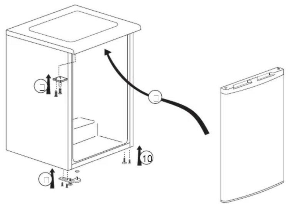 BEKO FSE1175N - Réversibilité des portes - 2