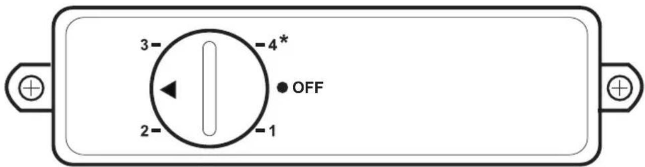 3- 4* 2- 1 OFF
